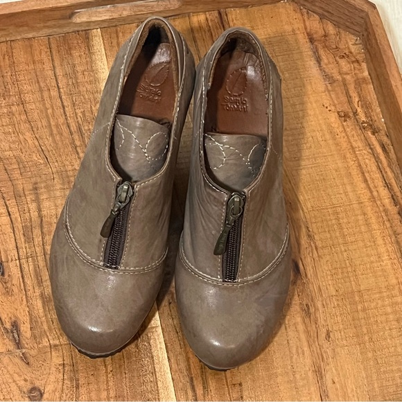 Sergio Tomani  leather wedge boots booties size 36 - Picture 7 of 7